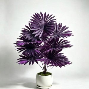 <b>Artificial</b> Areca Palm Plant Nordic Style Indoor Outdoor Decorative Potted Greenery Realistic Design Eco Friendly Material - Product Image 3