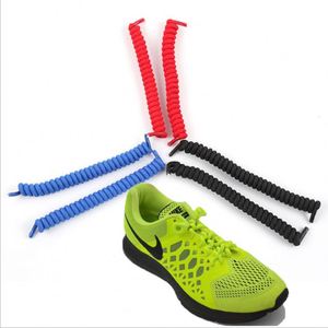 Lacets de sport YUSEN NFDA6926 à enroulement rapide, couleur néon, élastiques, spirale bouclée, sans nœuds, 4mm*14cm, en caoutchouc latex et polyester - Product Image 1