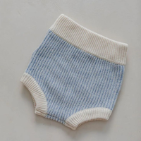 Ensemble tricoté en coton personnalisé pour nouveau-nés unisexe simple pour bébé gros pull en tricot barboteuse à bulles décontracté hiver Onesie tricots