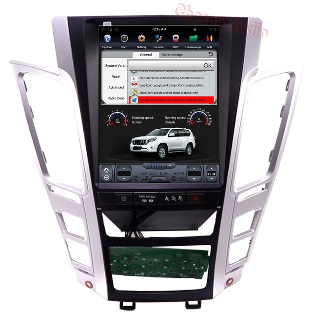 Head Unit Car Android GPS Navigation Tesla Vertical Screen Carplay For-Cadillac CTS 2012 Radio Multimedia Player DSP Aux in
