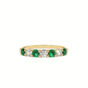 Bague de mariage de luxe plaquée or 14 carats avec zircon, en argent sterling 925, bijoux fins décontractés pour les occasions festives - Product Image 1