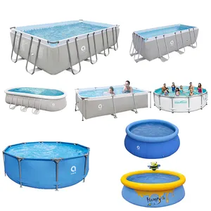 Outdoor Bovengrondse Pvc Zwembad Kolam Renäng Piscina Inflavel Bovengrondse Alberca Piscine Picinas Pisinas Zwembad