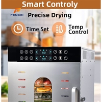 FXR Commerciële Voedsel Dehydrator Machine 48 Lagen Groente Fruit Beef Jerky Droger SUS304 RVS Droogapparatuur