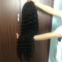Meest Populaire Producten 30 Inch Diepe Golf Full Lace Ruwe Indische Haar Pruik Koop Online
