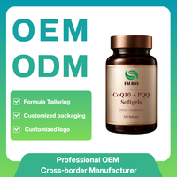 Capsules dures végétariennes CoQ10 PQQ, antioxydant végétal, nutrition cellulaire, confort cardiaque quotidien, maintien de l'énergie, complément pour adultes