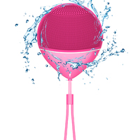 Brosse nettoyante électrique sonique portable IPX6, rechargeable, en silicone, pour le visage, masseur universel à 5 fréquences