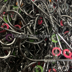 Móc câu thép carbon cao, hai ngạnh xoay, cán dài, màu đen, kiểu lệch tâm, dùng câu cá biển, sông, giữ mồi nước mặn - Product Image 4