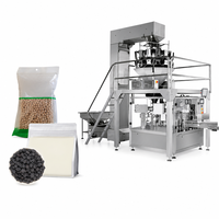 Machine de capsulage de poches souples à bec verseur clé en main, à commande servo, pour le dosage de purée, de pâte et de condiment