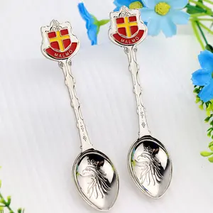 Wholesale Custom Engraved Collectable Antique Mini Small Metal Tourist Souvenir Spoon