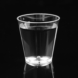 Klein 60ml transparant wegwerpbekerje van PS plastic, 2oz doorzichtig bekertje - Product Image 6