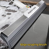JOYBOS Brosse de nettoyage de sol en plastique durable, raclette à eau pour fenêtres, balai magique de salle de bain, essuie-glace, serpillière pour le nettoyage des bacs et des carreaux