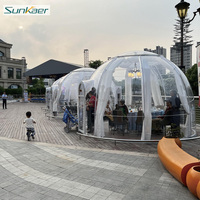 Tenda Dome Harga Pabrik, Rumah Dome Mewah dengan Lembaran PC Transparan, Kamar Hotel Dome dengan Kamar Mandi, Rumah Gelembung PC
