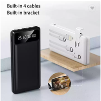 Offre Spéciale 4 en 1 Portable 10000mAh Power Banks Chargeur avec câble autonome Interface d'entrée Micro USB Puissance de sortie 10W
