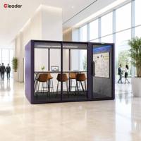 Cabine de bureau portable, studio d'intimité, espace de travail mobile, pod modulaire pour réunions, pod acoustique pour enregistrement