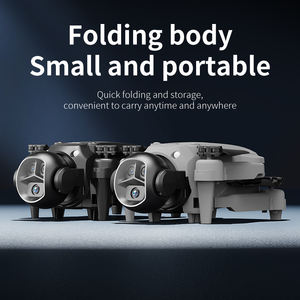 <span class=keywords><strong>Drone</strong></span> pliable E4 pour débutants avec GPS, caméra double HD 1080p pour photographie aérienne, flux optique et télécommande VR - Product Image 3