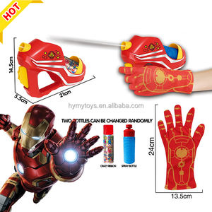 Lanceur de figurines d'anime Iron-Man, jouet gant tireur, jeu pour garçons, Venom, Captain <span class=keywords><strong>Super</strong></span> Hero, fête de <span class=keywords><strong>famille</strong></span>, cosplay, pistolet à eau en plastique pour enfants - Product Image 2