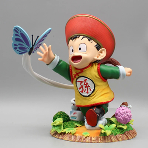 2024 caliente Anime dragón DBZ 19CM Son <span class=keywords><strong>Gohan</strong></span> dibujos animados Anime estatua PVC figura de acción muñeca colección juguetes regalo para niños - Product Image 2