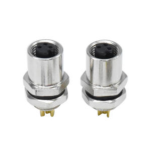 Prise de verrouillage arrière personnalisée connecteurs circulaires prise d'assemblage de fil automobile connecteur de câble électronique étanche Aviation M5 3 broches - Product Image 3