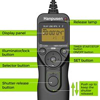Déclencheur à distance pour appareil photo, minuterie, time-lapse pour Nikon D3, D4, D4s, D5, D6, D800, D850, D800E, D810, D810A, D700