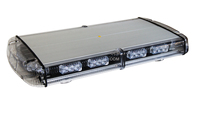Mini Barra de luz LED de advertencia estroboscópica para vehículo de emergencia, soporte magnético para techo HSM646