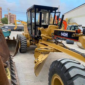รถเกรดเดอร์มือสอง Caterpillar 140H แบบมีข้อต่อ น้ำหนัก 14 ตัน เครื่องจักรก่อสร้างถนนระบบไฮดรอลิก - Product Image 4