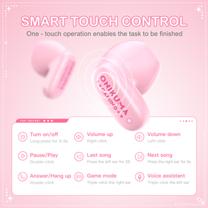 Écouteurs sportifs étanches à succès ONIKUMA TX603 – Accessoire de mode, casque de jeu sans fil rose, écouteurs TWS Type-C - Product Image 4