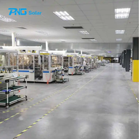 PNG solar EU gudang 560W 570W 580W TOPCon Panel surya kit lengkap PV sistem surya setengah potongan sel kaca tunggal tipe N