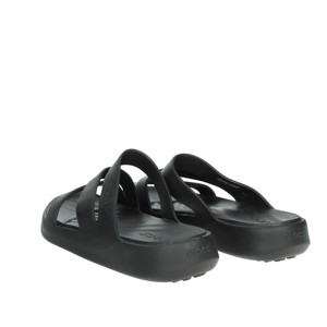 209587 donna nera comoda per le pantofole alla moda morbidi sandali a punta chiusa Anti-scivoloso cuscino d'aria stampato Design - Product Image 2