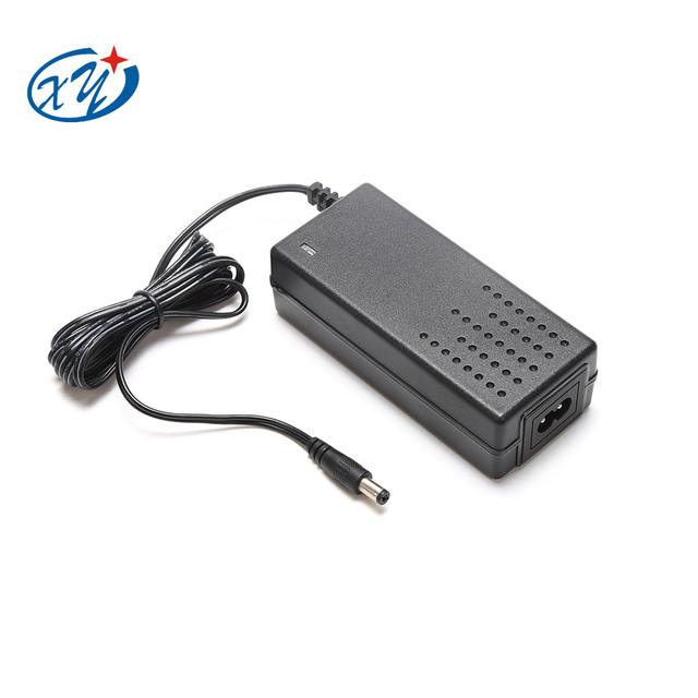 High Quality 60W 12V 5A 24V 2.5A AC-DC Adapter Desktop Power Charger for LED & LCD Household Appliances Made of PC Material