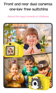 Cámara de Juguete para Niños 2024, Cámara de Dibujos Animados X7S de 4000W Píxeles, Cámara Digital Portátil para Niños con Funciones de Foto, Video y Juegos - Product Image 6