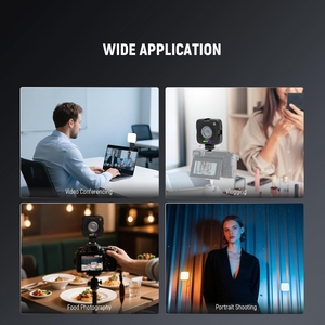 Luz <span class=keywords><strong>de</strong></span> Relleno Magnética RGB Portátil CRI>90, Iluminación <span class=keywords><strong>de</strong></span> Video <span class=keywords><strong>de</strong></span> Bolsillo a Todo Color para Fotografía y Grabación <span class=keywords><strong>de</strong></span> Videos en Vivo para TikTok - Product Image 5