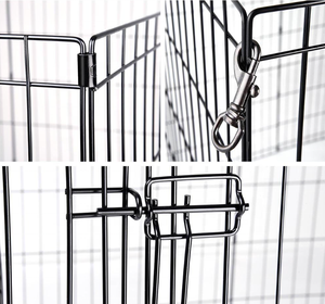 Audace recinto di filo metallico per animali domestici da 8 pezzi arbitrariamente assemblato nido di coniglio con forme uniche - Product Image 4