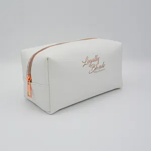 Bolsa portátil grande con Cremallera de nailon personalizada para el cabello, almacenamiento al por mayor, bolsas de cosméticos de viaje, organizador de maquillaje para mujer