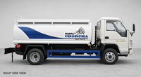 Camion-citerne à carburant Foton 6000L avec distributeur de carburant, directement de l'usine
