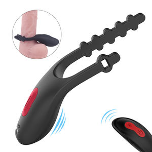 S-hande hommes retarder l'éjaculation <span class=keywords><strong>anneau</strong></span> de coq Vibration télécommande électrique plaisir sexe <span class=keywords><strong>anneau</strong></span> pour homme - Product Image 1