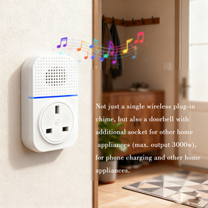 Chuông cửa nhà sản xuất OEM/ODM không dây thông minh chuông cửa căn hộ sử dụng không dây Plug-Thông qua chuông cửa - Product Image 1