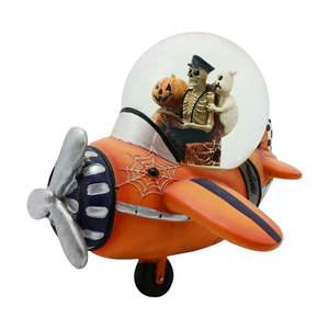 Globe de neige transparent personnalisé en résine, peint à la main, écologique, en forme de boule/sphère, motif squelette, pour Halloween et la Toussaint, tendance - Product Image 3