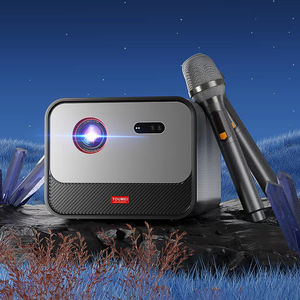 Projecteur LED X5 à haute luminosité, mini, portable, mise au point automatique, DLP 1080P, BT 5G, WIFI, système Android 11, 2200 lumens, <span class=keywords><strong>cinéma</strong></span> 3D à domicile - Product Image 1