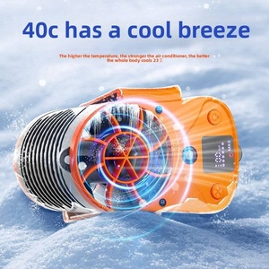 Ventilateur portable turbofan à prix de gros, pour extérieur, haute température, rechargeable, ultra longue autonomie, mini ventilateur à fixer à la taille - Product Image 5