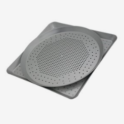 Heavy Duty Perforated Metal <b>Baking</b> <b>Tray</b> Even Heat Circulation <b>Round</b> Punched Plate For Pizza Bread Bakery Oven Cooking - Product Image 3