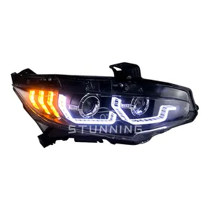 Aggiornamento LED dynamic Headlight Headlight Assembly per Honda civic 10 10th 2016-2021 HID xenon head light head lamp plug and play