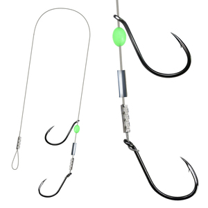 Ensemble <span class=keywords><strong>de</strong></span> pêche Sabiki ALPHA Luminous Mackerel à double hameçon avec fil <span class=keywords><strong>de</strong></span> pêche en eau salée - Product Image 2