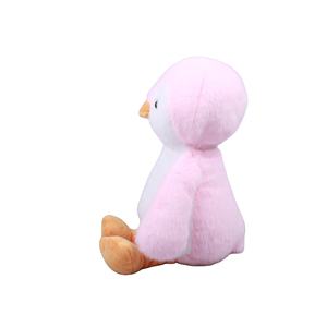 Peluche Natalizio a Forma di Pinguino Rosa Seduto, Animale di Pezza in Tessuto di <span class=keywords><strong>Visone</strong></span>, Imbottito con Cotone PP, Antistress, Ricamato, Tre Misure - Product Image 3