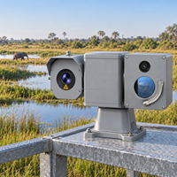 Caméra de protection de la faune en zone protégée avec vision nocturne PTZ extérieure, sécurité IP66, carte SD