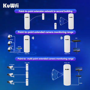 Pont sans fil KuWFi 5-8KM 5.8G point à point extérieur CPE Cloud Management PTMP Pont <span class=keywords><strong>WiFi</strong></span> longue portée <span class=keywords><strong>pour</strong></span> caméra de sites solaires - Product Image 6