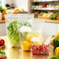 China verse groenten verpakking plastic zakken op maat bedrukt ziplock zakken voor voedselverpakking transparante plastic fruitzak verpakking