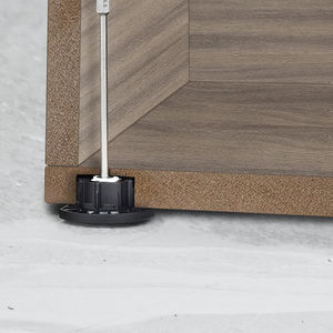 Pied d'<span class=keywords><strong>armoire</strong></span> de meuble en plastique bon marché pieds en plastique d'injection de nivellement pieds d'<span class=keywords><strong>armoire</strong></span> réglables - Product Image 6