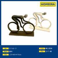 รูปปั้นจักรยานเรซิ่นผสมสีดำและสีขาวสำหรับตกแต่งรูปปั้นขนาด20ซม. พร้อมสีสไตล์การ์ตูนสำหรับเป็นของขวัญในธีมศิลปะ - Product Image 1