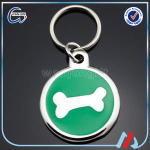 Venta al por mayor de etiquetas de perro, silenciador de hueso, etiquetas de perro de acero inoxidable anodizado, silenciador de Etiqueta de perro con forma de hueso - Product Image 6