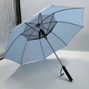 Parapluie de golf coupe-vent et anti-UV, pliable 8 baleines, grande taille, impression de logo, pour adultes, fabriqué en Chine - Product Image 2